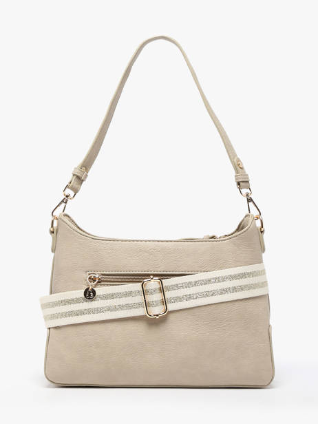 Shoulder Bag Ajoure Lulu castagnette Beige ajoure VIGOR other view 4