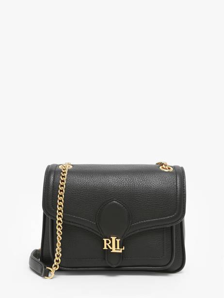 Sac Bandoulière Bradley Cuir Lauren ralph lauren Noir bradley 31941807