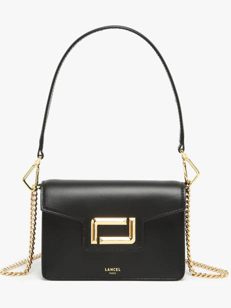 Sac Bandoulière Angele Cuir Lancel Noir angele A13275