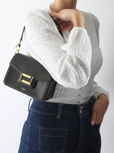 Sac Bandoulière Angele Cuir Lancel Noir angele A13147 vue secondaire 1