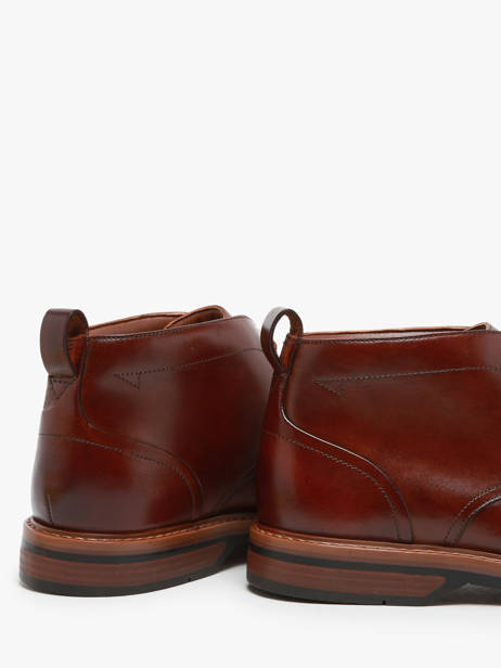 Boots Aldwin Chukka En Cuir Clarks Marron men 26178425 vue secondaire 2