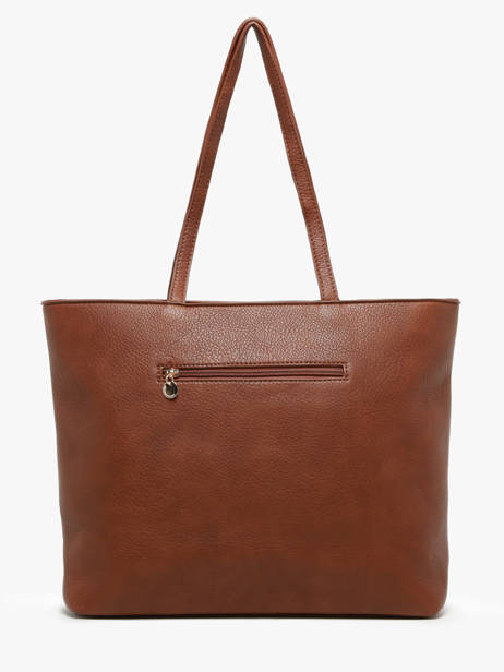 Shopping Bag Zip Lulu castagnette Brown zip WILLIANA other view 4