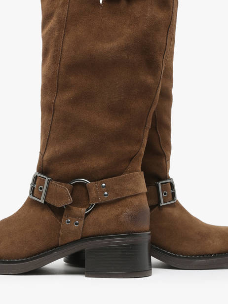 Boots In Leather We do Brown women CO88177 other view 3