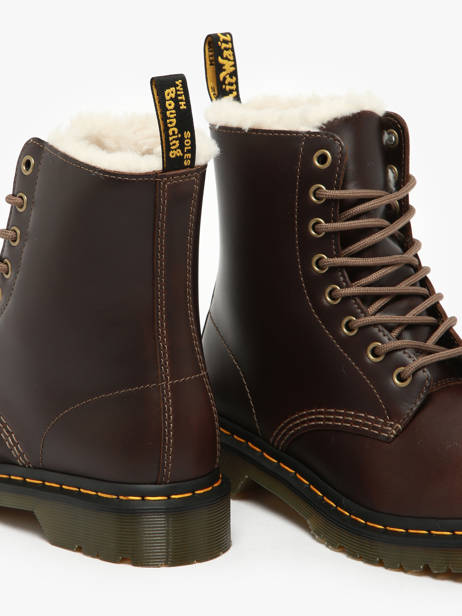 Boots 1460 Pascal Serena In Leather Dr martens Brown women 32019777 other view 2