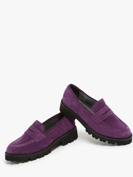 Mocassins En Cuir Myma Violet women 1 vue secondaire 2