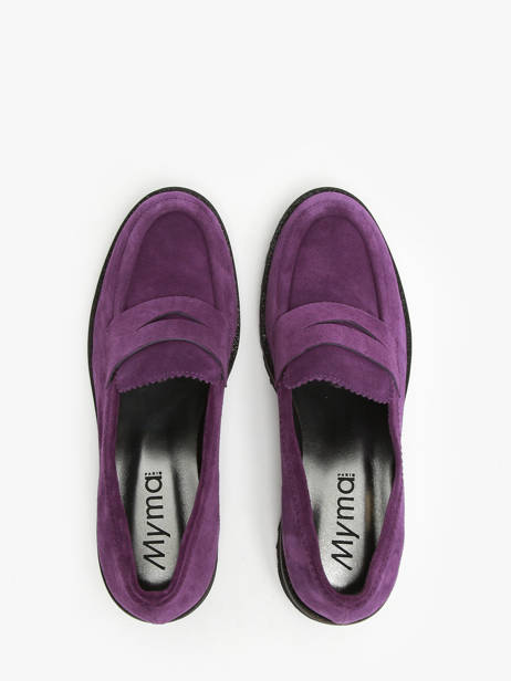 Mocassins En Cuir Myma Violet women 1 vue secondaire 3