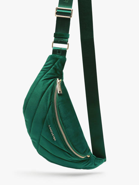 Sac Banane Lancaster Vert velvet matelasse 17 vue secondaire 2