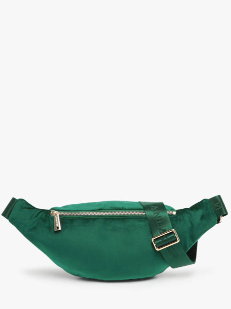 Sac Banane Lancaster Vert velvet matelasse 17 vue secondaire 4