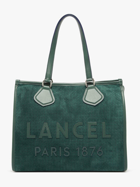 Shopping Bag Cabas D'ete Leather Lancel Green cabas d'ete A13207