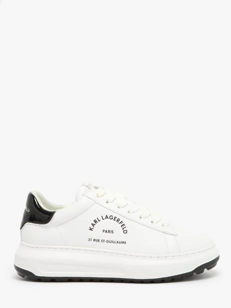 Sneakers Kapri Maison En Cuir Karl lagerfeld Blanc men KL57538