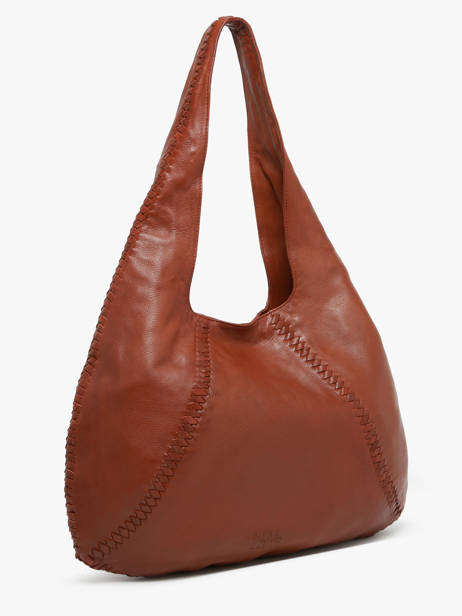 Sac Porté épaule Milan Cuir Basilic pepper Marron milan BMIL01 vue secondaire 2