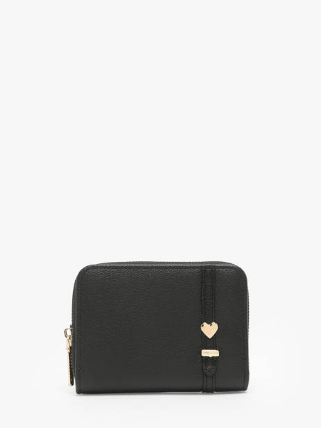 Coin Purse With Card Holder Miniprix Black love 78SM2643