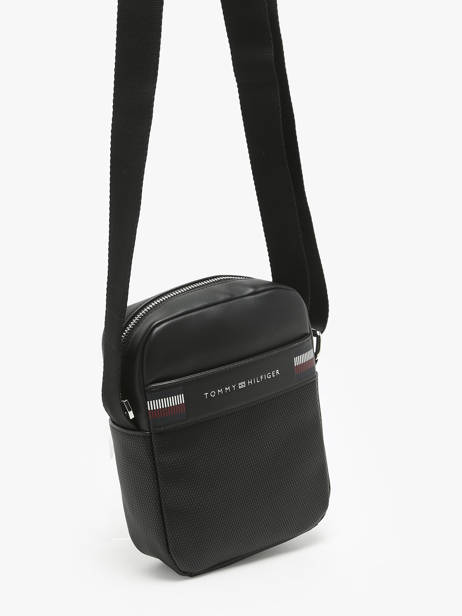 Sac Bandoulière Tommy hilfiger Noir corporate AM12724 vue secondaire 1