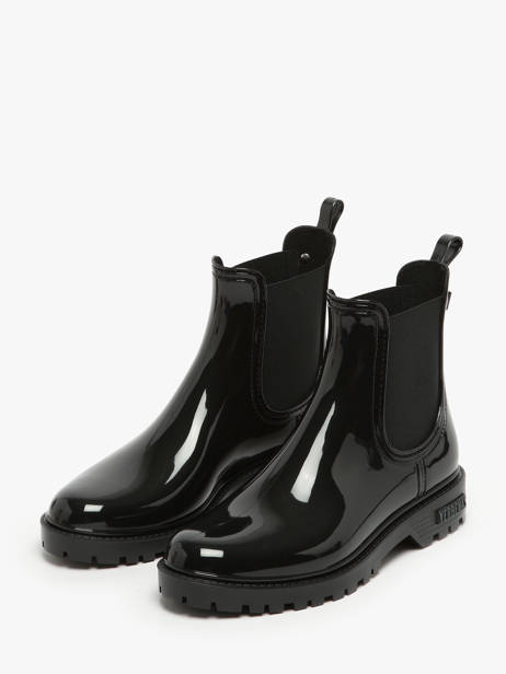 Rain Boots Gaudi Brillo Verbenas Black women 76002435 other view 3