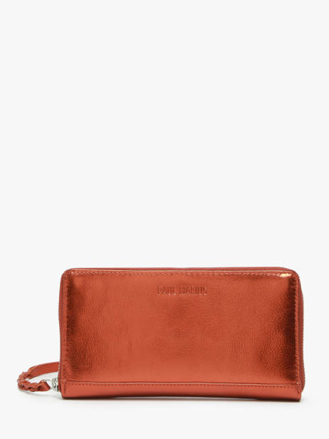 Leather Charlotte Ginger Wallet Paul marius Orange ginger CHARLGIN