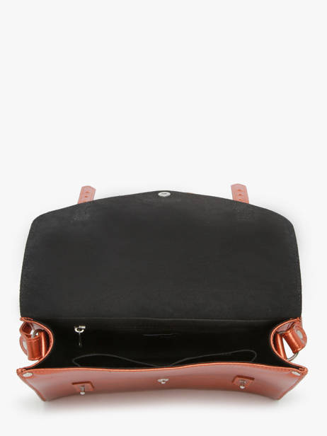 Leather L'indispensable Ginger Crossbody Bag Paul marius Orange ginger INDISGIN other view 3