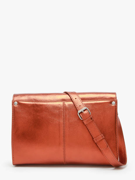 Leather L'indispensable Ginger Crossbody Bag Paul marius Orange ginger INDISGIN other view 4