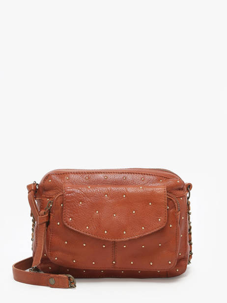 Shoulder Bag Naina Stud Leather Pieces Brown naina stud 17148664