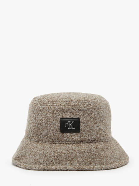 Hat Calvin klein jeans Brown boucle K612754