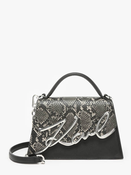 Sac Bandoulière K Signature Cuir Karl lagerfeld Multicolore k signature 246W3095