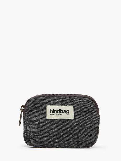 Porte-monnaie Lili Denim Hindbag Gris denim DE