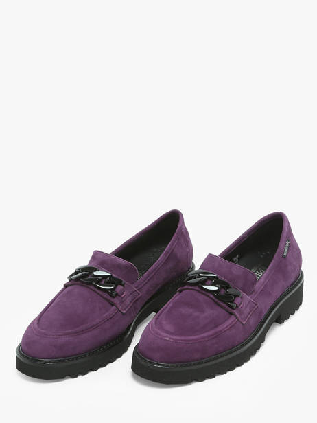 Moccasins Salka In Leather Mephisto Violet women P5145806 other view 1