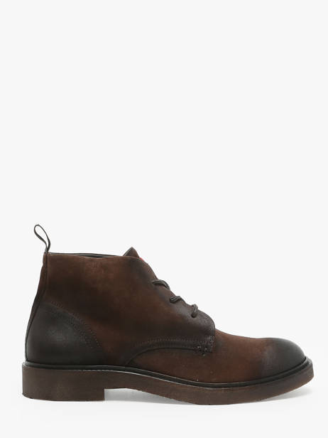 Boots Metsouo In Leather No brand Brown men 16526