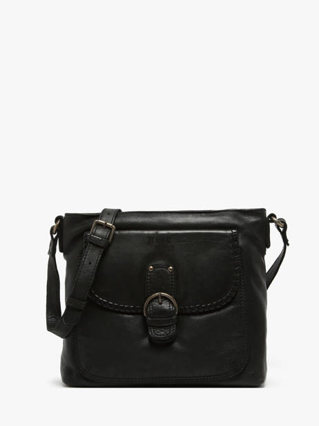 Sac BandouliÃ¨re Utility Cuir Basilic pepper Noir utility BUTI06