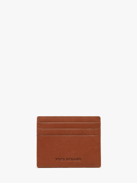 Card Holder Leather Yves renard Brown bovino 192 other view 2
