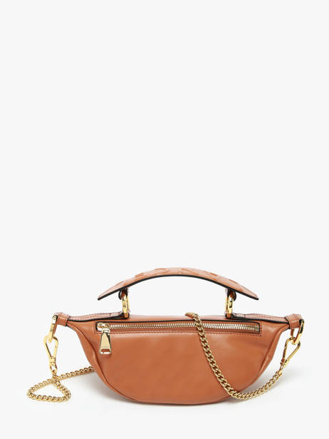 Xs Leather Origami Crossbody Bag Lancel Brown origami A12526 other view 3