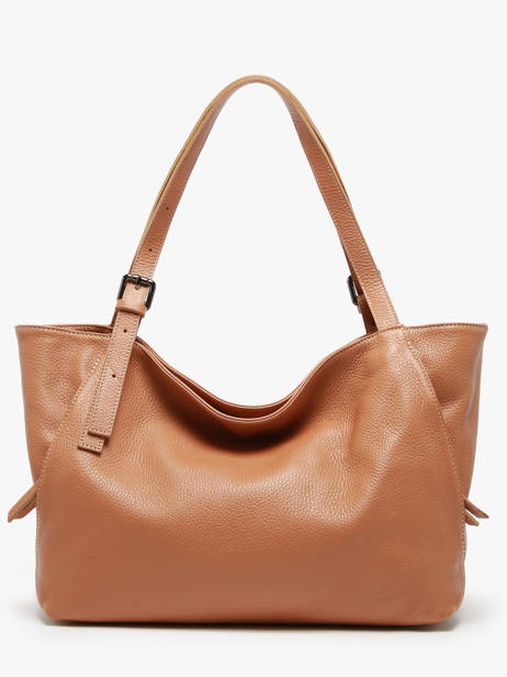 Sac à Main Caviar Cuir Milano Marron caviar CA24066