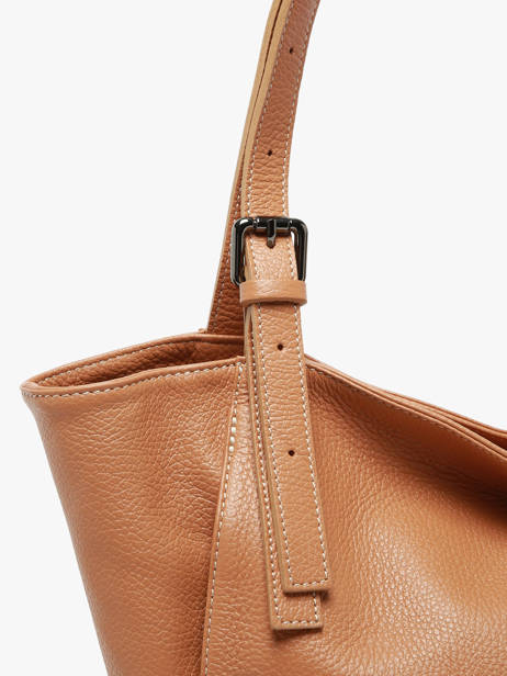 Sac à Main Caviar Cuir Milano Marron caviar CA24066 vue secondaire 2