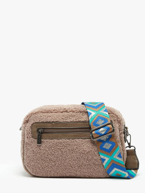 Sac Bandoulière Fur Miniprix Beige fur 3929 vue secondaire 3