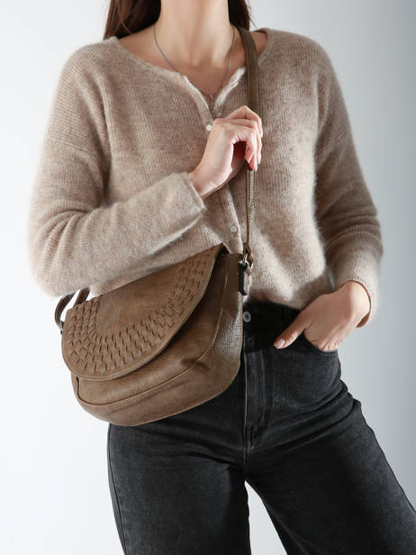 Sac Bandoulière Winter Tresse Miniprix Beige winter tresse 6004 vue secondaire 1