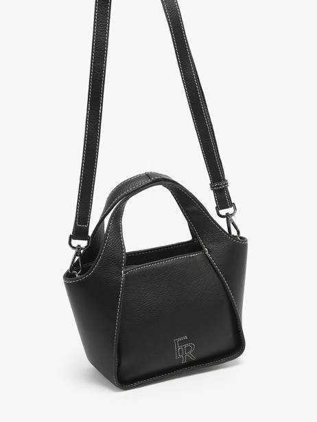 Crossbody Bag S Foudre Leather Etrier Black foudre EFOD107S other view 2