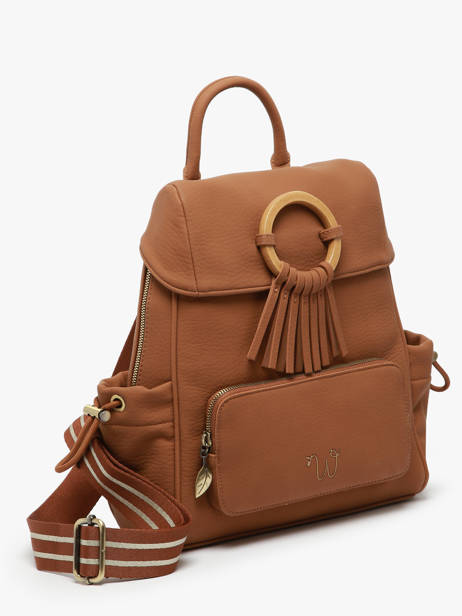 Backpack Camomille Woomen Brown camomille WCAO02 other view 2