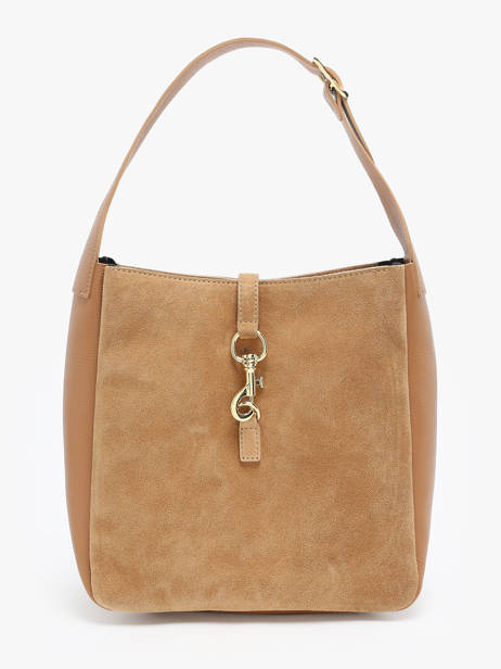 Shoulder Bag Velvet Caviar Leather Milano Brown velvet caviar VC24118