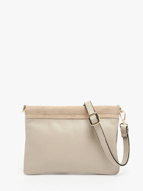 Shoulder Bag Velvet Caviar Leather Milano Beige velvet caviar VC24114 other view 4