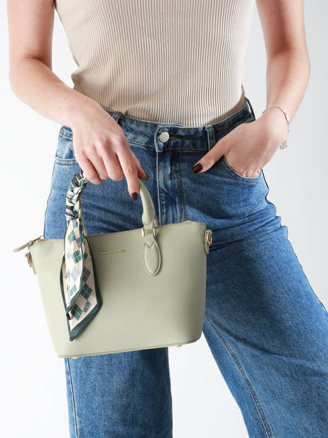 Sac PortÃ© Main Saffiano David jones Vert saffiano CM7347 vue secondaire 1