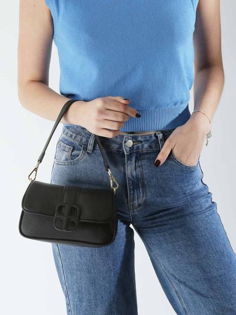 Shoulder Bag Estee Laurent david Black ld bags 951 other view 1