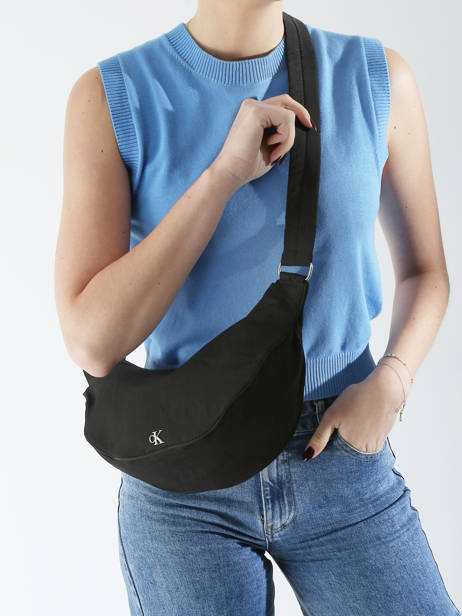 Shoulder Bag Luna Nylon Calvin klein jeans Black luna 4K3095G other view 1