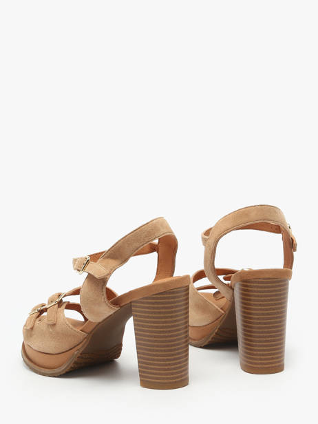 Escarpins Jouta En Cuir Mam'zelle Marron accessoires CSG1H31 vue secondaire 2