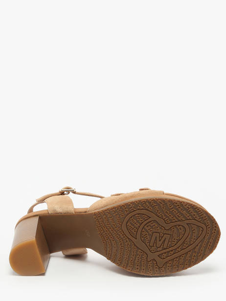 Escarpins Jouta En Cuir Mam'zelle Marron accessoires CSG1H31 vue secondaire 4