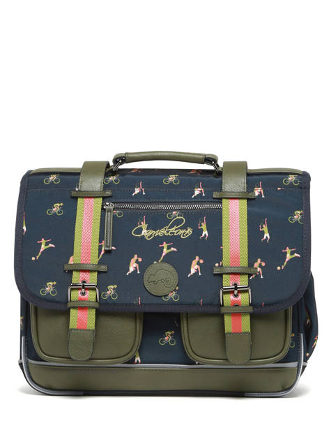 Satchel 2 Compartments Cameleon Green vintage urban 27 other view 6