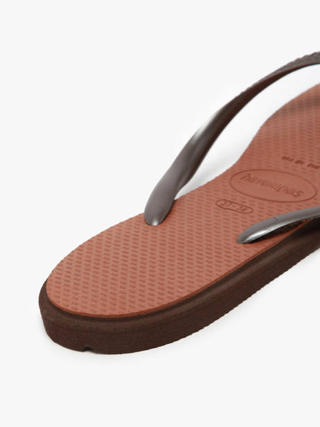 Flip Flops Havaianas Brown women 4149584F other view 3