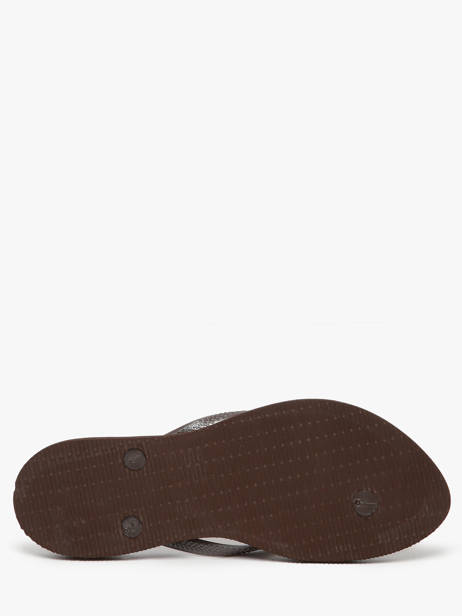 Flip Flops Havaianas Brown women 4149584F other view 4