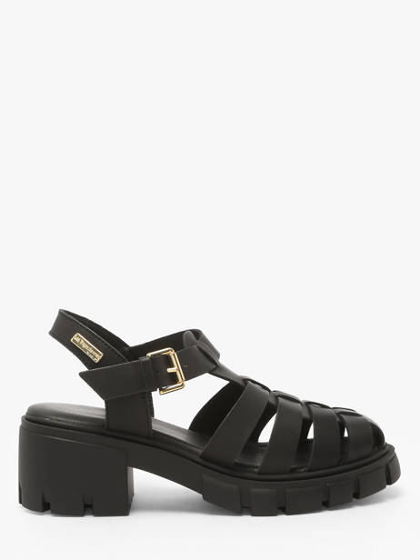 Sandales Bayla En Cuir Les tropeziennes Noir accessoires BAYLA