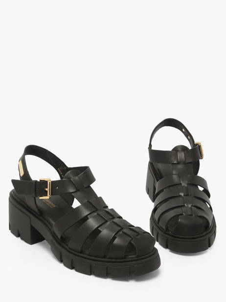 Sandales Bayla En Cuir Les tropeziennes Noir accessoires BAYLA vue secondaire 1