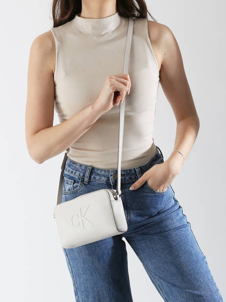 Shoulder Bag Sculpted Calvin klein jeans Beige sculpted 4K3036G other view 1