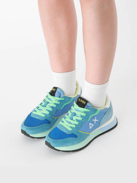 Sneakers Ally Color Explosion Sun68 Blue accessoires Z35204 other view 1